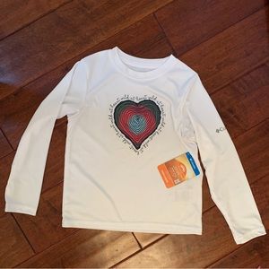 Columbia NWT Girls Wild at Heart Activewear Long Sleeve Shirt Size XXS (4/5)